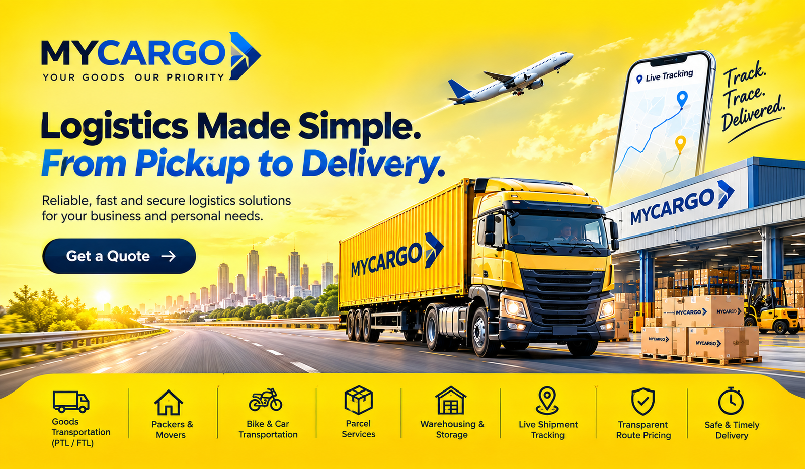 Move Anything. Anywhere. With MYCARGO.